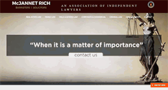 Desktop Screenshot of mcjannetrich.com